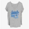 Top 10 🛒 Disney Lilo & Stitch Collegiate 👧 Girls T-Shirt Plus Size 👍 -lilo and stitch shop 19894635 hi