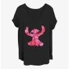 Brand new 🎉 Disney Lilo & Stitch Heart Fill 👧 Girls T-Shirt Plus Size 🤩 -lilo and stitch shop 19894647 hi