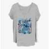 Cheap 🔔 Disney Lilo & Stitch Little Stitch 👧 Girls T-Shirt Plus Size ❤️