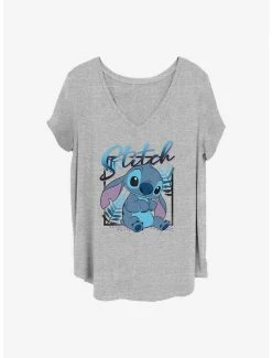 Cheap 🔔 Disney Lilo & Stitch Little Stitch 👧 Girls T-Shirt Plus Size ❤️
