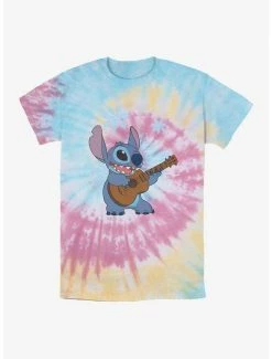 Budget 💯 Disney Lilo & Stitch Ukulele Stitch Tie Dye T-Shirt 🤩