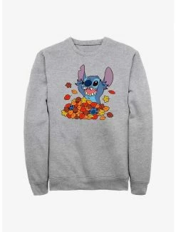 Coupon 🔥 Disney Lilo & Stitch Leaf Pile Sweatshirt 👏