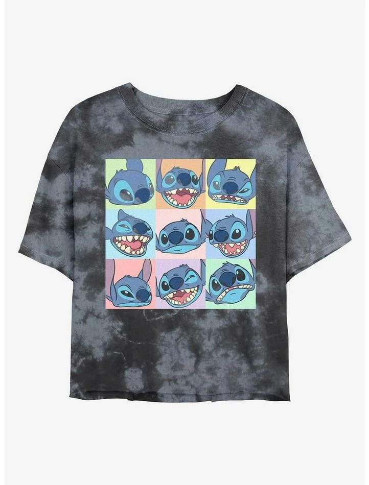 Outlet โ๏ธ Disney Lilo & Stitch Expressions Tie-Dye ๐ง Girls Crop T-Shirt ๐ 3 Outlet โ๏ธ Disney Lilo & Stitch Expressions Tie-Dye ๐ง Girls Crop T-Shirt ๐
