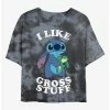 Best reviews of 😍 Disney Lilo & Stitch I Like Gross Stuff Tie-Dye 👧 Girls Crop T-Shirt 🤩