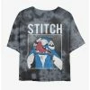 Deals ❤️ Disney Lilo & Stitch In My Head Tie-Dye 👧 Girls Crop T-Shirt 😉 -lilo and stitch shop 20022577 hi