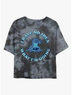 Top 10 🔔 Disney Lilo & Stitch No Idea Tie-Dye 👧 Girls Crop T-Shirt 💯