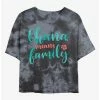 Hot Sale 🔥 Disney Lilo & Stitch Ohana Means Family Tie-Dye 👧 Girls Crop T-Shirt 😍 -lilo and stitch shop 20022626 hi