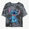 Flash Sale 🌟 Disney Lilo & Stitch Pose Tie-Dye 👧 Girls Crop T-Shirt 🌟