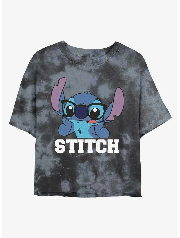 Brand new ๐ Disney Lilo & Stitch Smart Stitch Tie-Dye ๐ง Girls Crop T-Shirt โ 3 Brand new ๐ Disney Lilo & Stitch Smart Stitch Tie-Dye ๐ง Girls Crop T-Shirt โ