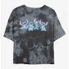 Wholesale 🥰 Disney Lilo & Stitch Stitches Tie-Dye 👧 Girls Crop T-Shirt ✔️ -lilo and stitch shop 20022689 hi