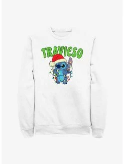 Outlet ✨ Disney Lilo & Stitch Travieso Naughty in Spanish Sweatshirt 🎁