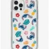 Outlet 👏 Disney Lilo & Stitch Scatter Symmertry Series iPhone 12 / iPhone 12 Pro Case ⭐ -lilo and stitch shop 20137920 hi