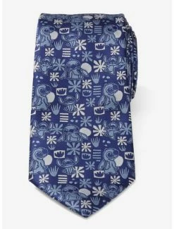 Wholesale ✔️ Disney Lilo & Stitch Blue Tropical Men's Tie 😉 -lilo and stitch shop 20138919 av2