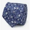 Wholesale ✔️ Disney Lilo & Stitch Blue Tropical Men's Tie 😉 -lilo and stitch shop 20138919 hi