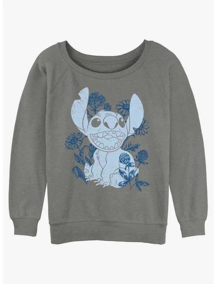 Flash Sale โ Disney Lilo & Stitch Floral Sketch ๐ง Girls Slouchy Sweatshirt ๐คฉ 3 Flash Sale โ Disney Lilo & Stitch Floral Sketch ๐ง Girls Slouchy Sweatshirt ๐คฉ