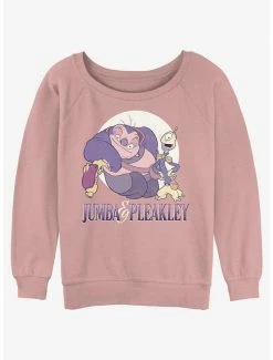 Outlet 👍 Disney Lilo & Stitch Jumba & Pleakley 👧 Girls Slouchy Sweatshirt 🥰