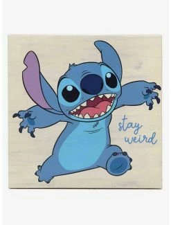 Brand new 😍 Disney Lilo & Stitch Stay Weird Canvas Wall Decor 🔥