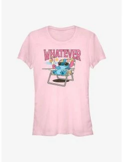 Best Sale 🛒 Disney Lilo & Stitch Whatever Stitch 👧 Girls T-Shirt 🎁