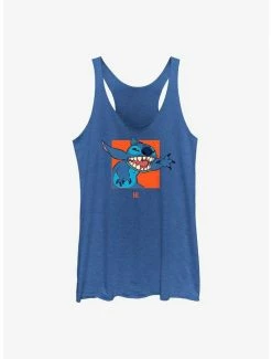 Promo ⭐ Disney Lilo & Stitch Awkward Hi 👧 Girls Tank 🎉