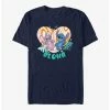 Best Pirce 😀 Disney Lilo & Stitch Angel and Stitch Groovy Heart T-Shirt 🤩 -lilo and stitch shop 20196261 hi