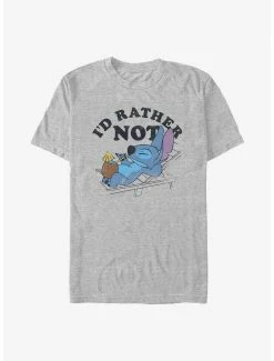 Best Pirce ⭐ Disney Lilo & Stitch I'd Rather Not T-Shirt 🥰