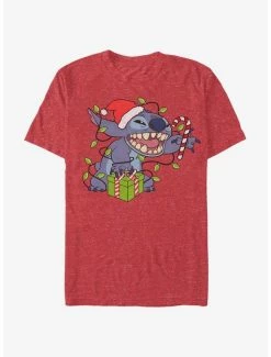 Cheap 🥰 Disney Lilo & Stitch Merry Stitchmas T-Shirt ✔️