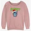 Hot Sale 🧨 Disney Lilo & Stitch Naughty Stitch 👧 Girls Slouchy Sweatshirt 💯 -lilo and stitch shop 20207441 hi