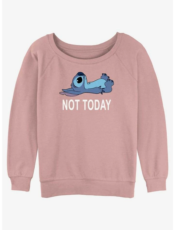 Cheap โ๏ธ Disney Lilo & Stitch Not Today ๐ง Girls Slouchy Sweatshirt โจ 3 Cheap โ๏ธ Disney Lilo & Stitch Not Today ๐ง Girls Slouchy Sweatshirt โจ