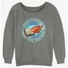 Deals ⌛ Disney Lilo & Stitch Pudge Weather 👧 Girls Slouchy Sweatshirt 🧨