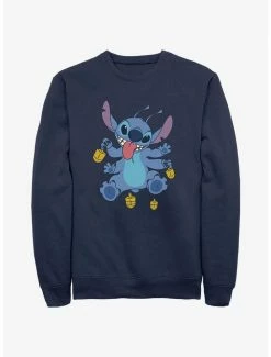 Outlet 🔔 Disney Lilo & Stitch Hanukkah Spinning Dreidels Sweatshirt 🎁