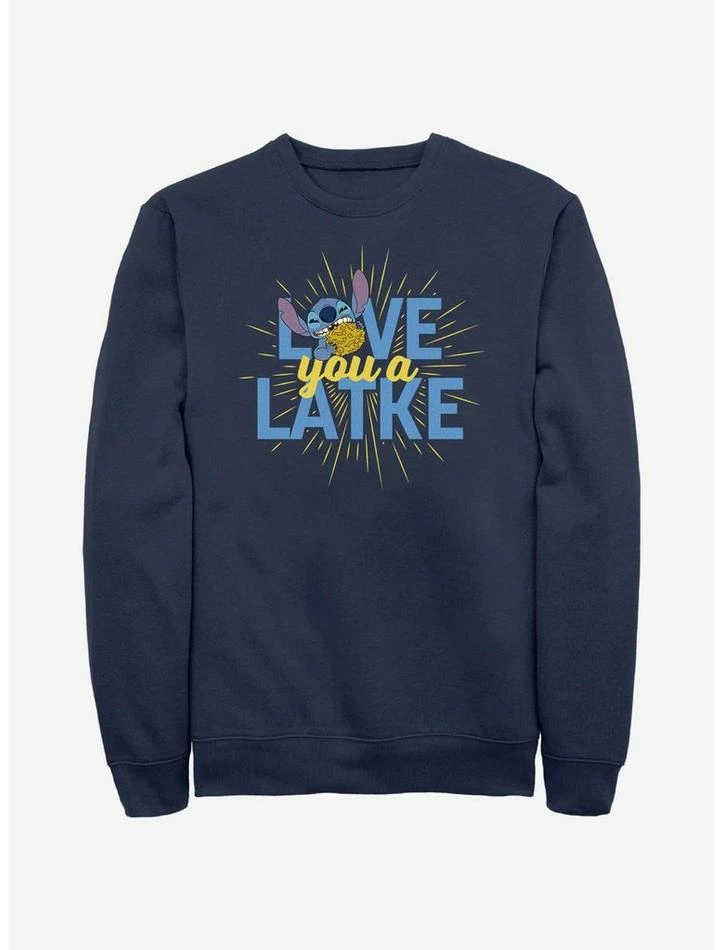 Cheapest ๐งจ Disney Lilo & Stitch Hanukkah Love You A Latke Sweatshirt ๐ฏ 3 Cheapest ๐งจ Disney Lilo & Stitch Hanukkah Love You A Latke Sweatshirt ๐ฏ
