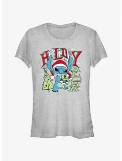 New 💯 Disney Lilo & Stitch Holiday Aloha 👧 Girls T-Shirt 👍