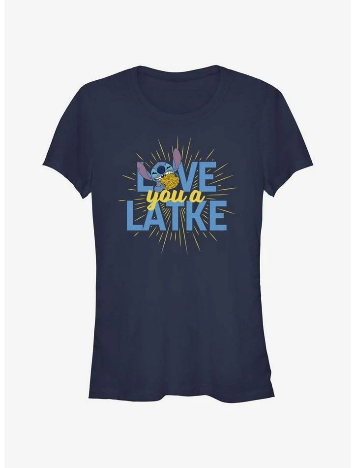 Wholesale 🔥 Disney Lilo & Stitch Hanukkah Love You A Latke 👧 Girls T-Shirt ✔️ 3 Wholesale 🔥 Disney Lilo & Stitch Hanukkah Love You A Latke 👧 Girls T-Shirt ✔️