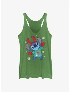 Top 10 ❤️ Disney Lilo & Stitch Reindeer Stitch 👧 Girls Tank ⌛