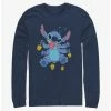 Promo 👍 Disney Lilo & Stitch Hanukkah Spinning Dreidels Long-Sleeve T-Shirt 🔥 -lilo and stitch shop 20234715 hi