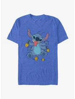 Best Sale 🎁 Disney Lilo & Stitch Hanukkah Spinning Dreidels T-Shirt 🧨