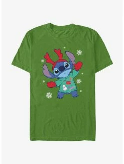 Buy 😀 Disney Lilo & Stitch Reindeer Stitch T-Shirt 🎁