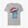 Flash Sale 🥰 Disney Lilo & Stitch Santa Hat Cutie Extra Soft T-Shirt 🛒 -lilo and stitch shop 20247442 hi