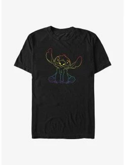 Deals ✨ Disney Lilo & Stitch Pride Stitch Big & Tall T-Shirt ✔️